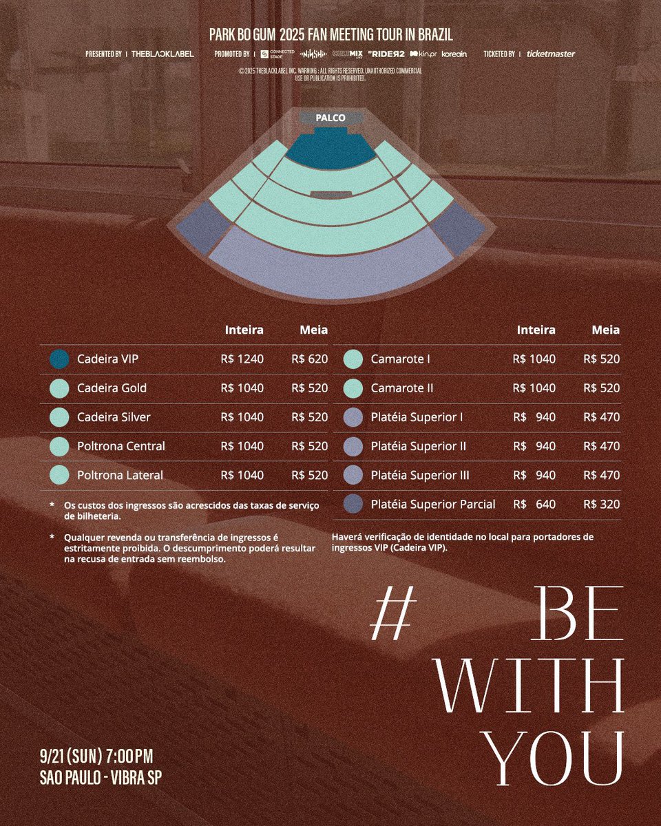 UpdateKBoys's tweet photo. EBA! O Park Bogum acaba de anunciar os preços e pacotes sua turnê-fanmeeting “BE WITH YOU” com passagem pelo Brasil no dia 21 de setembro, no Vibra São Paulo!

Mais informações ainda serão divulgadas.

#PARKBOGUM #BEWITHYOU #PARKBOGUMinLatam @THEBLACKLABEL @ninshi_ent @kin_stage @revistakoreain