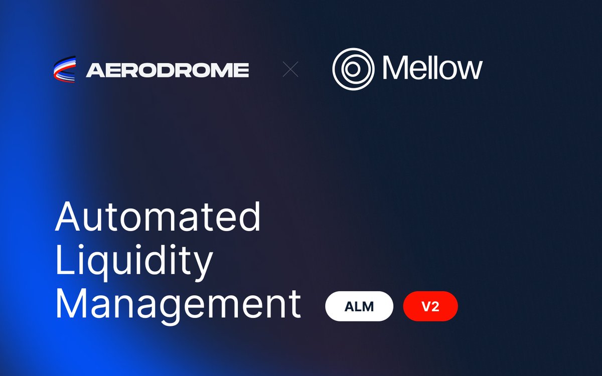 AerodromeFi's tweet photo. What is ALM and why use it 👇

Automated liquidity management is the "autopilot" solution for providing concentrated liquidity on Aerodrome

Concentrated pools are the most efficient way for LPs to maximize their rewards, as long as their liquidity stays in the trading range 🧵 https://t.co/MxLeR7EOvC