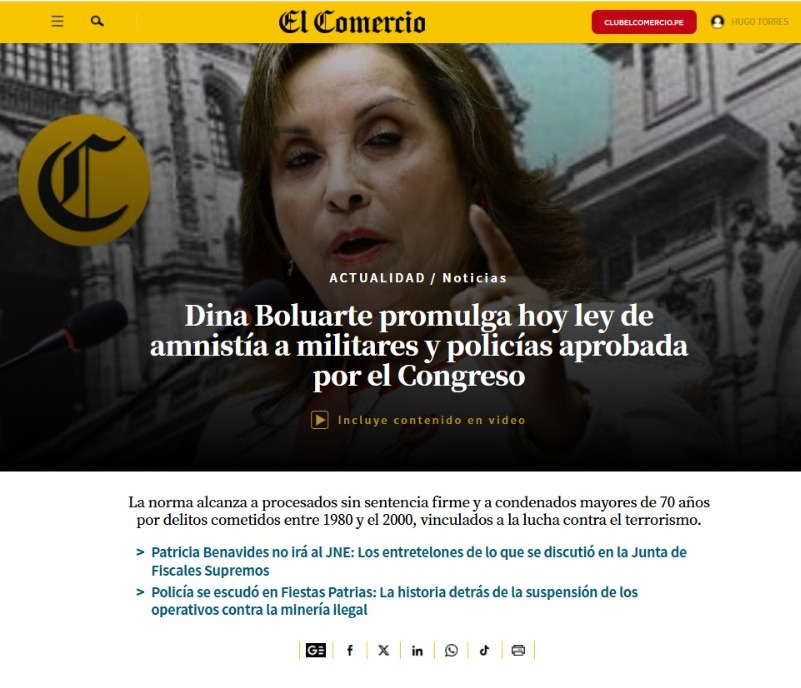 marpereztello's tweet photo. Que vergüenza, el congreso y el Ejecutivo igual de responsables.
Inaplicable, inconstitucional, inconvencional.
Las FFAA, la PNP y los CADs no son violadores de derechos humanos, esto no es por ellos, es por su pacto de impunidad que terminará pronto. https://t.co/sdTS1Qfh4z
