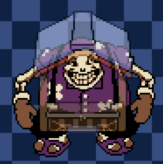 Gonna do some "Not Sans QnA" thing for fun. Feel free to ask a question or multiple about this big fella, and ill try and respond.

If i dont answer your question, its either cause i responded to smth similar before, or i just dont want to.

Unrelated but kinda related image.