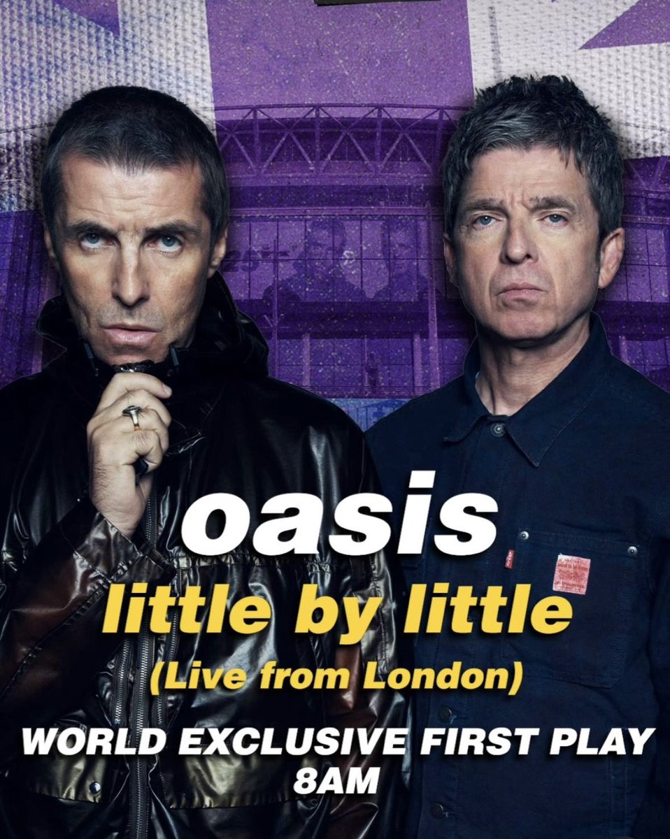 New live Oasis track incoming!

Listen to The Dave Berry Breakfast Show on Absolute Radio from 8am Thursday 14th August to hear the world exclusive first play of Little By Little (Live from London)