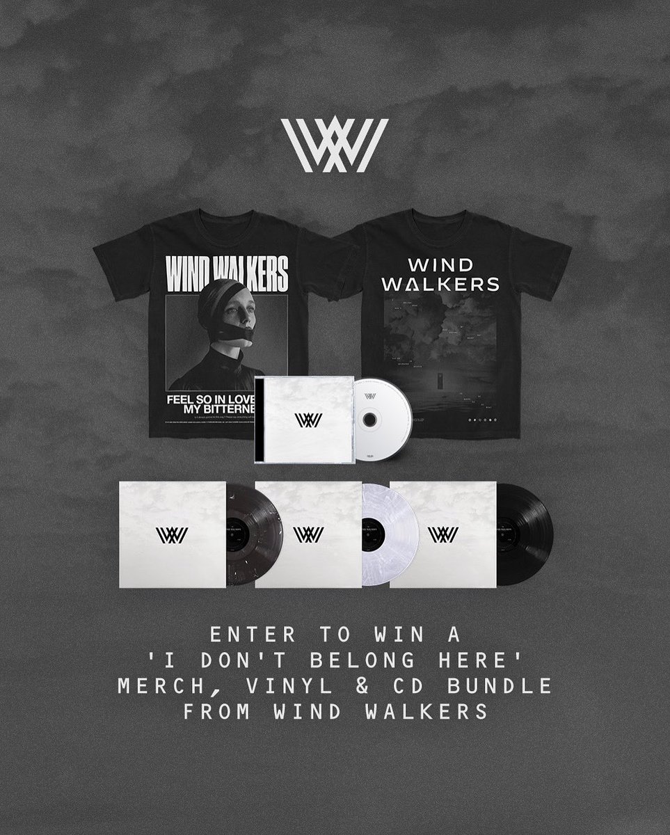 Enter to win our entire 'I Don't Belong Here' Vinyl + CD + Merch