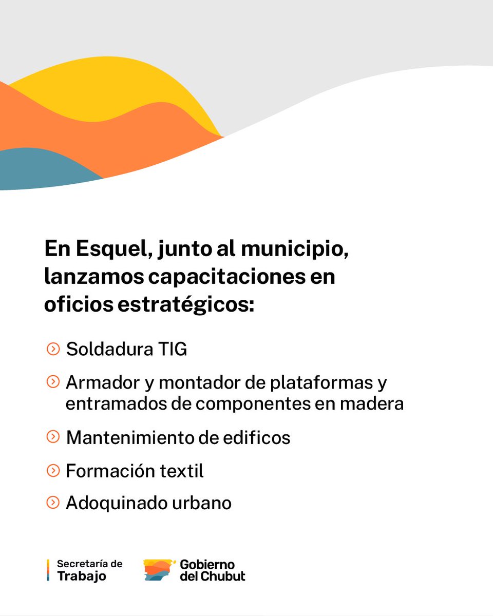 sectrabajoch_'s tweet photo. Seguimos impulsando el desarrollo local.

En El Hoyo, acompañamos a productores con semillas y asistencia técnica.

En Esquel, capacitamos en oficios estratégicos para la industria.

Con @NachoTorresCH seguimos generando oportunidades en toda la provincia.

#trabajochubut https://t.co/YGghZW2I67