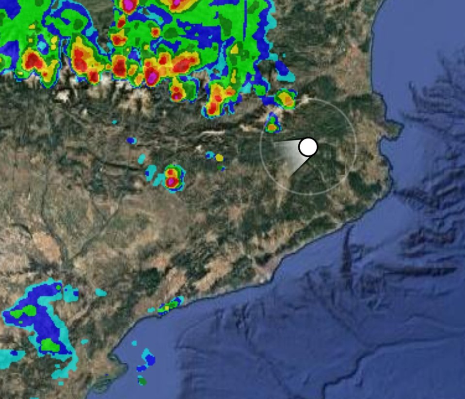 Radar 18:05h 🌧️⛈️
