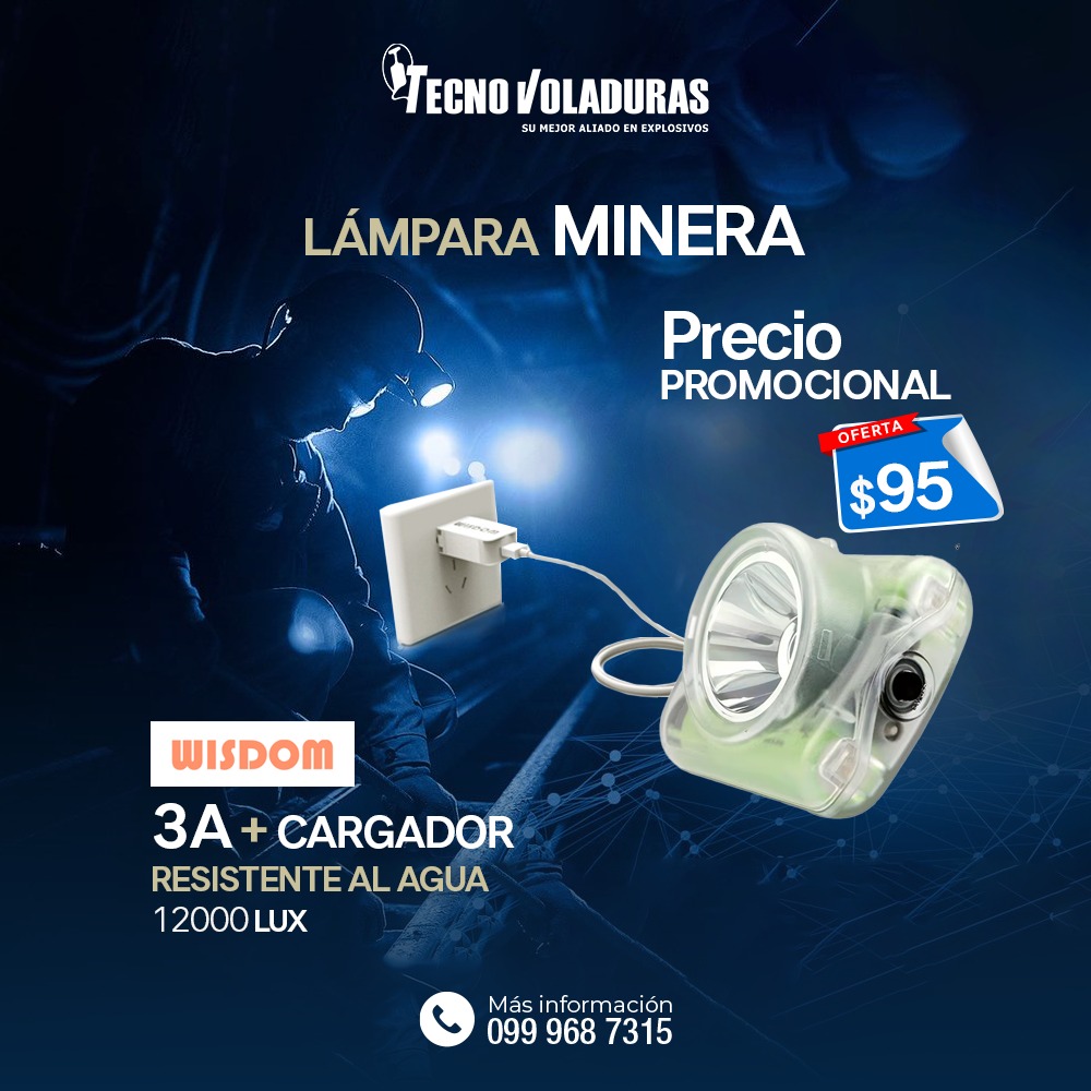 Tecnovoladuras_'s tweet photo. Lámparas Mineras Wisdom
🔹 Resistentes a condiciones extremas
🔹 Resistentes al agua
🔹 Recargables y de larga duración

Modelo 3A, 12000 Lux: $95
Modelo KL8M,  24000 Lux:  $108
📞 ¡Oferta por tiempo limitado! 099 968 7315
#LámparaMinera #SeguridadMinera #Tecnovoladuras https://t.co/uXuKDzhyRS