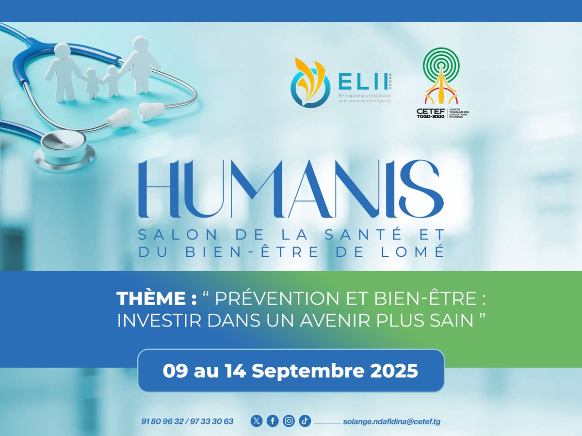 Le salon de la Santé et du Bien-être, c'est pour très bientôt au CETEF TOGO 2000.