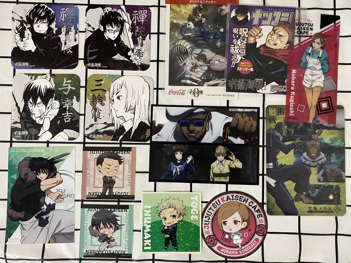minixjp's tweet photo. โปสการ์ด/การ์ด ใบละ20 (ไม มาคิ โน แพนด้า 15)
ชิกิชิ 25
สติ๊กเกอร์/แผ่นใส /ที่รองแก้ว/สินค้าในรูปสุดท้าย 15
#ตลาดนัดjjk #ตลาดนัดjujutsu #ตลาดนัดjujutsukaisen https://t.co/QjeJYpD8hB