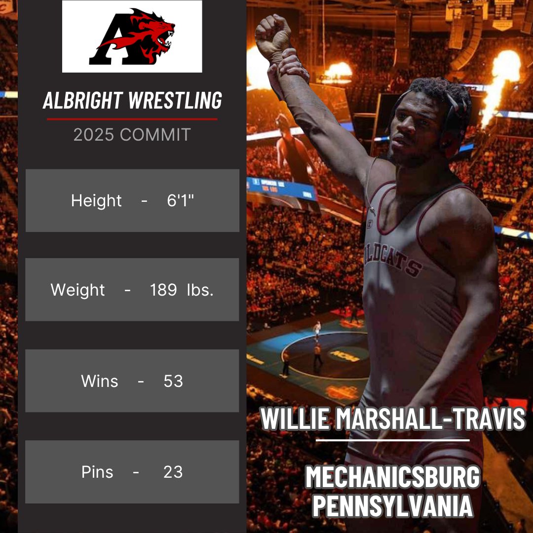 Our next competitor is a Cumberland County resident from Mechanicsburg High School. Willie Marshall-Travis will compete for the Lions at 197 lbs. The two time section placer racked up 28 wins in his senior year. Welcome Willie!