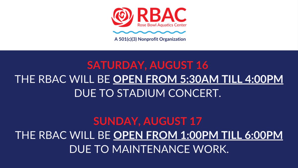 Rose Bowl Aquatics Center (Updates) tweet media