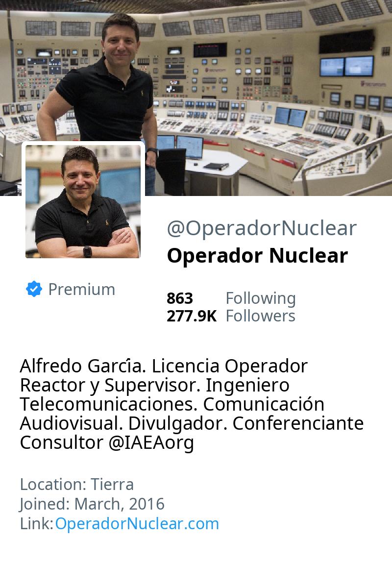 🆕 @alvise_oficial_ ha comenzado a seguir a @operadornuclear