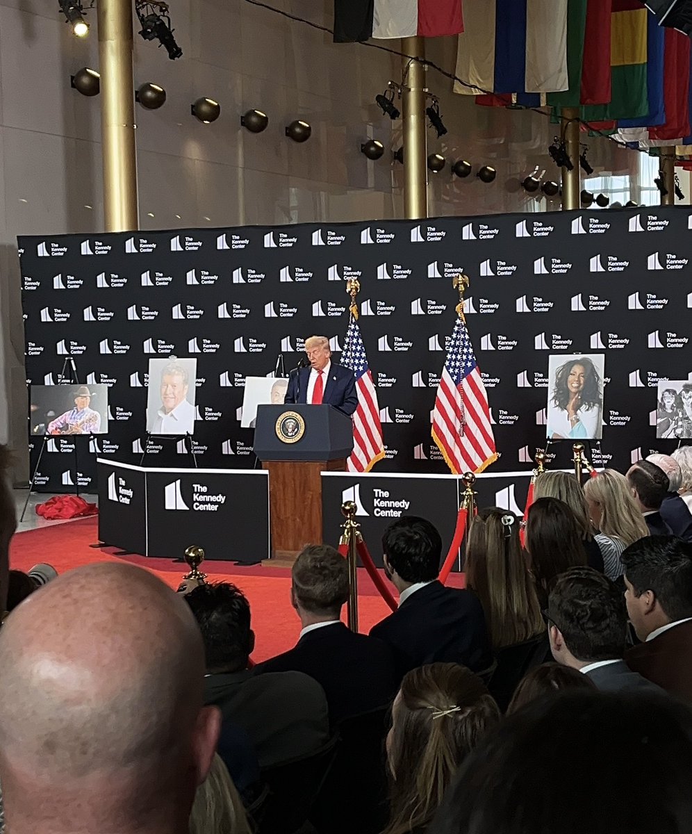 The HOST of the 2025 Kennedy Center Honors…Chairman &amp; President of the United States Donald J. Trump! <a href="/kencen/">The Kennedy Center</a>