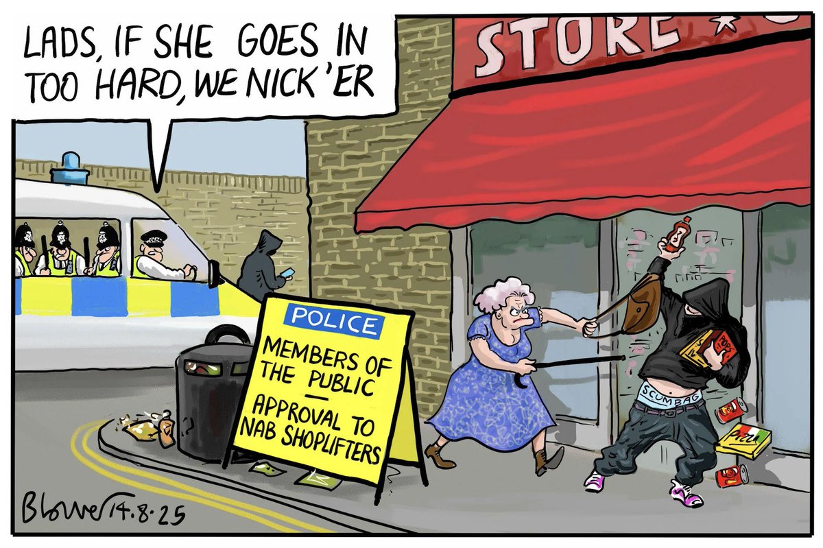Political Cartoon (@cartoon4sale) on Twitter photo Patrick Blower <a href="/blowercartoons/">patrick blower</a> @telegraph on #shoplifting #shoplifter - political cartoon gallery in London original-political-cartoon.com Patrick Blower <a href="/blowercartoons/">patrick blower</a> @telegraph on #shoplifting #shoplifter - political cartoon gallery in London original-political-cartoon.com