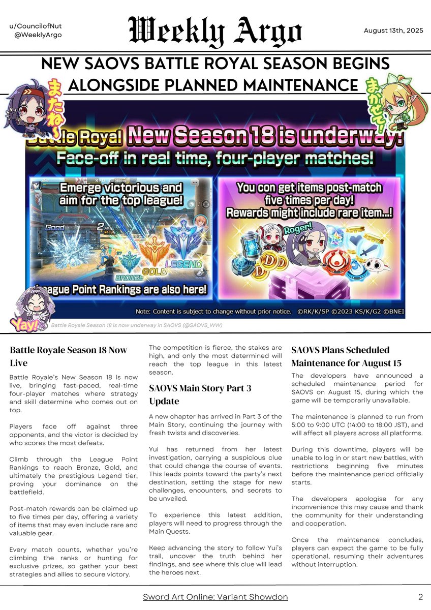Weekly Argo🐀 (@WeeklyArgo) / Posts / X