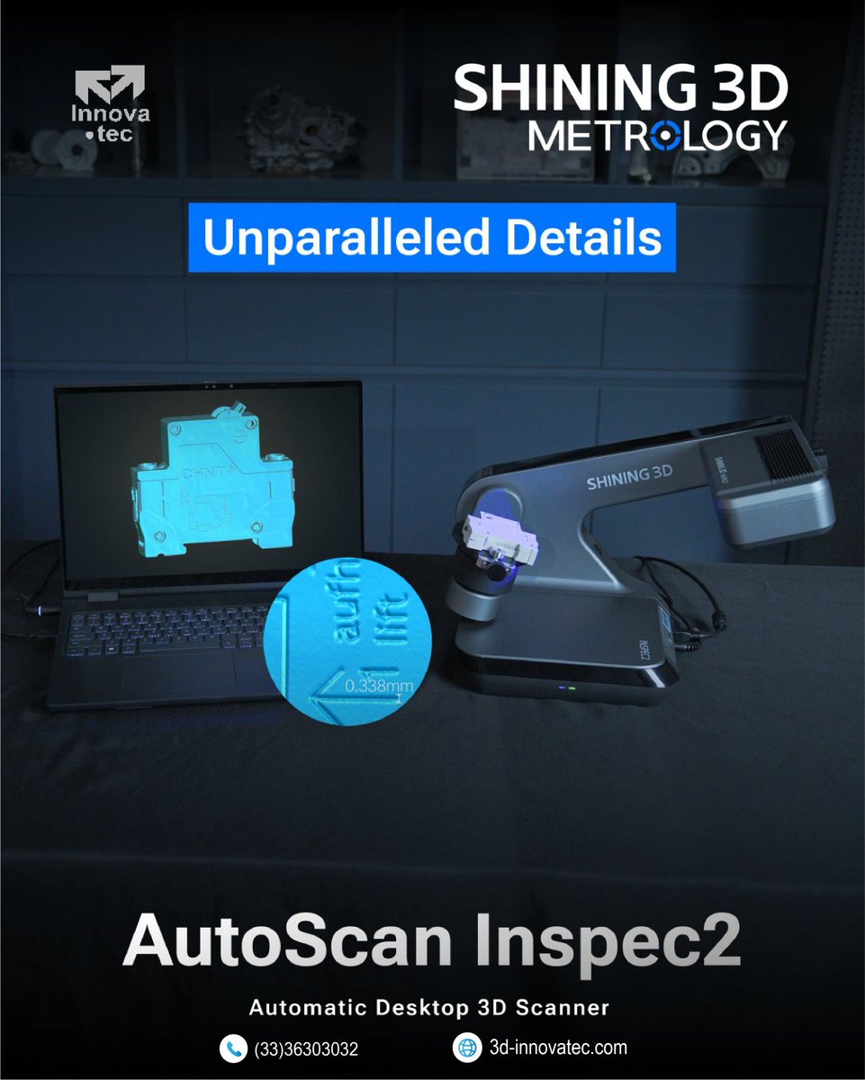 3dinnovatec's tweet image. Conozca AutoScan Inspec2 
🔗 Explora más:hubs.ly/Q03Cj0tN0
📲Escríbenos para una demo.
🌐3d-innovatec.com/autoscan-inspe…

#autoscaninspec2 #shining3d #inspection #3DScanning #qualitycontrol #3dinnovatec