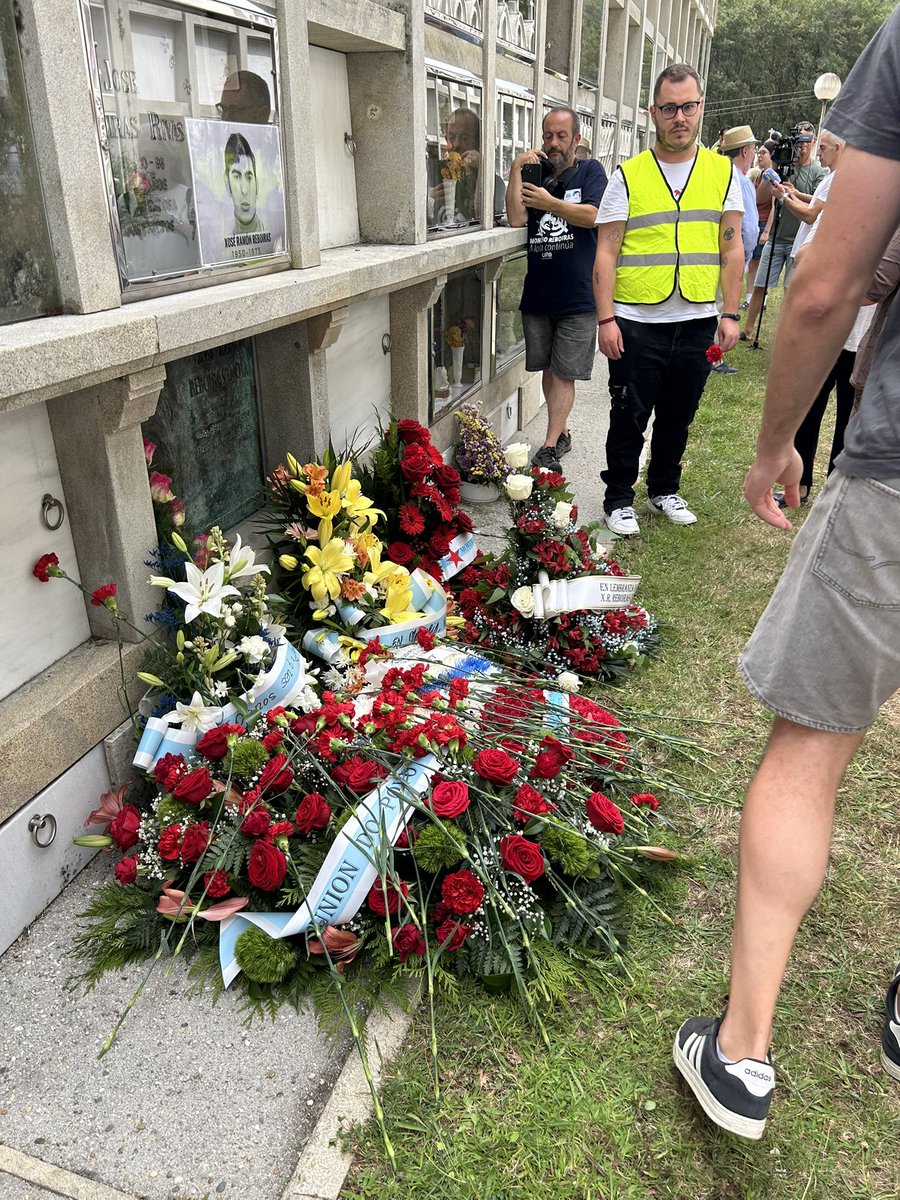 bngboiro's tweet photo. Participamos da homenaxe á figura de #MonchoReboiras, porque é imprescindible coñecer a nosa historia e recoñecer a quen deu a súa vida por #Galiza e por NÓS. 
#MonchoReboirasVive 
#SementeDeVencer https://t.co/kg8143r1W4