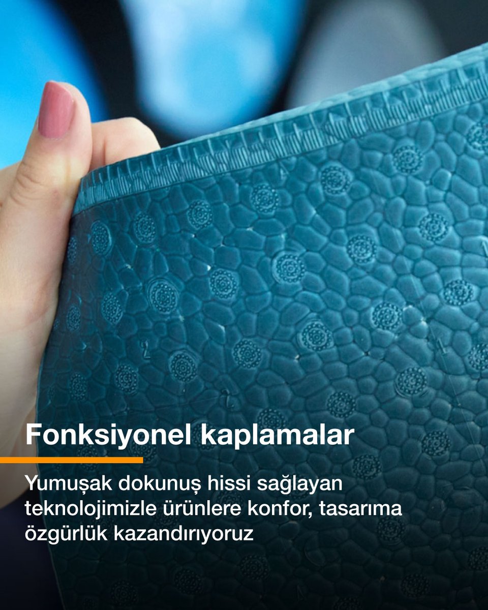 Ayakkabıdan mobilyaya, oyuncaktan araç içi yüzeylere kadar birçok alanda kullanılan fonksiyonel kaplamalar, dokunma hissini iyileştirirken sürdürülebilir ve estetik ürün tasarımlarına olanak tanıyor. Detaylı bilgi için linke tıklayın.👉🏻 bit.ly/4mjOUnu

#BASF #BASFTürkiye