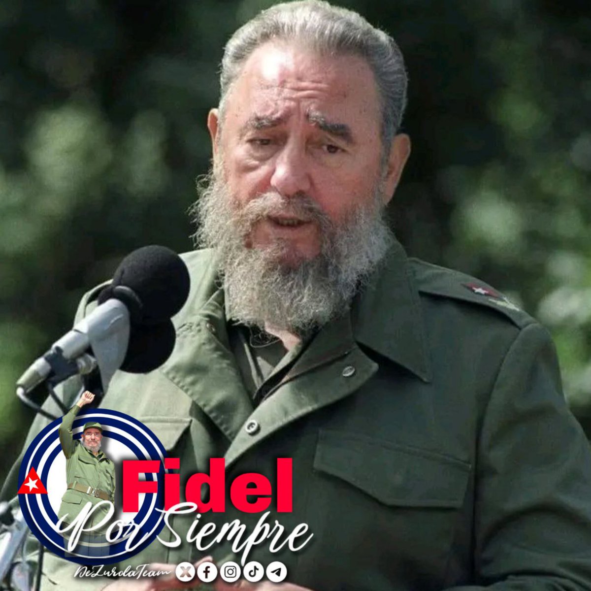 Hoy se conmemora otro aniversario de su nacimiento y no importa cuántos serían, ya no está con nosotros, pero su ejemplo es imperecedero, a eso vienen los hombres a la tierra, a dejar su huella, con el respeto que se ganó y  la confianza que inspiró. #100AñosConFidel