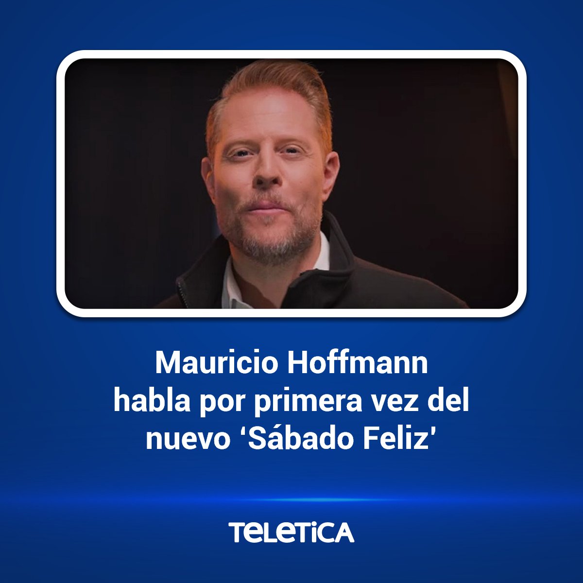 Lea la nota aquí: https://t.co/ioNHz4mB8n. | El presentador confirmó su  continuidad en el espacio sabatino, esta vez de la mano de la productora Gabriela  Solano.