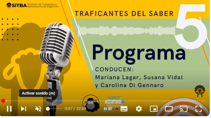 somosSiTBA's tweet photo. En el 5° programa de la 7° temporada, #TraficantesDelSaber volvió a poner la lupa sobre las realidades que atraviesan las #bibliotecas y el #trabajo #bibliotecario en diferentes puntos del #país.
https://t.co/ZBqNEIWI0d
#VillaDeSoto #Cordoba #CONABIP #INTI https://t.co/EcFQn3TPGX