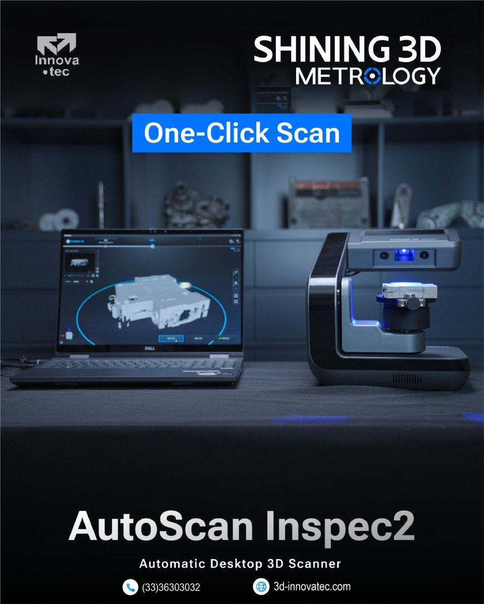 3dinnovatec's tweet image. Conozca AutoScan Inspec2 
🔗 Explora más:hubs.ly/Q03Cj0tN0
📲Escríbenos para una demo.
🌐3d-innovatec.com/autoscan-inspe…

#autoscaninspec2 #shining3d #inspection #3DScanning #qualitycontrol #3dinnovatec