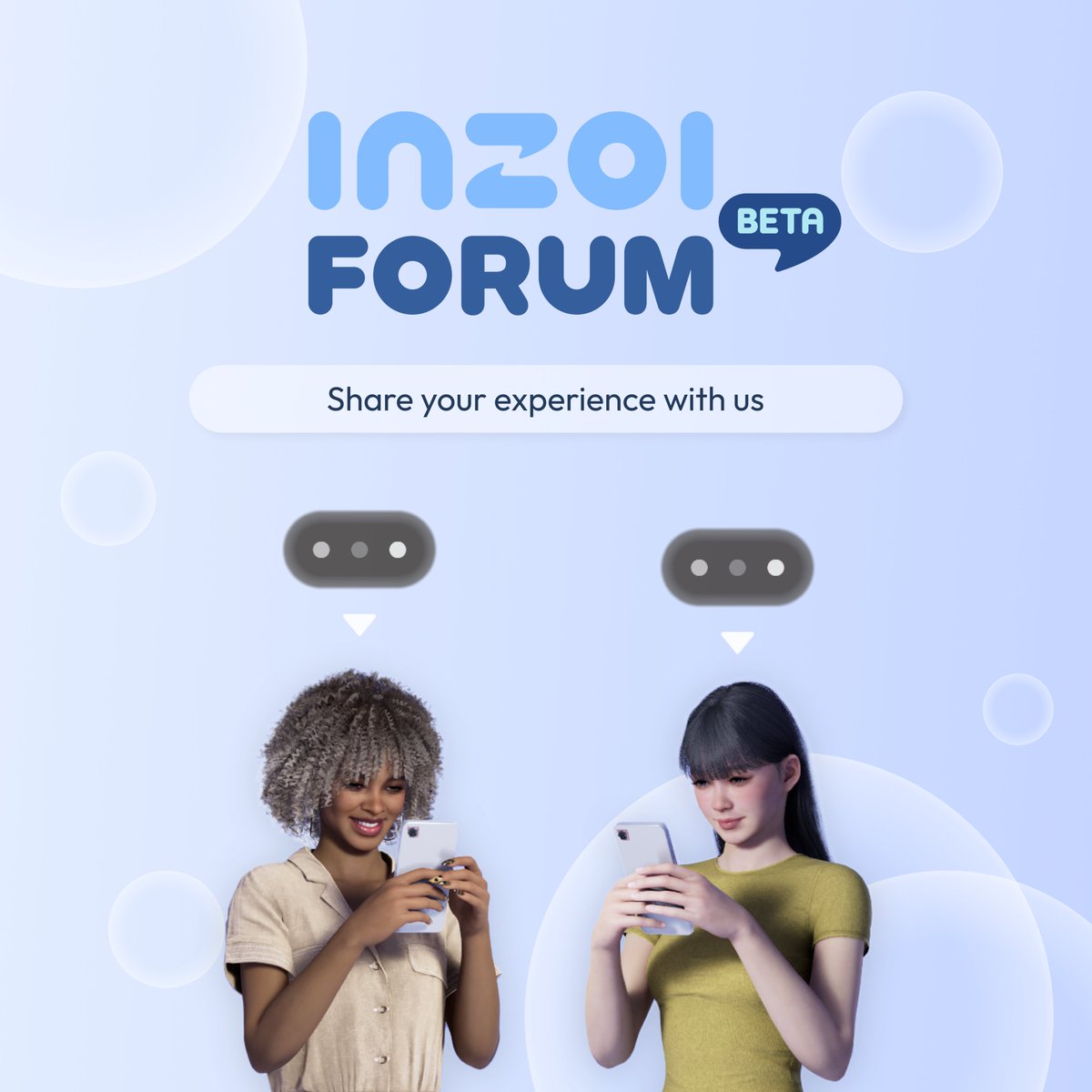 PlayinZOI's tweet image. 📢 The inZOI Forum is now open! 

Bug to report? Feedback to share?
Just wanna talk mods or gameplay tips with others? We’ve got a place for that now 😉

Jump in and be part of how inZOI grows—together. 🌱 🔗 playinzoi.com/news/9039

#inZOI #inZOIForum 
#LifeSimulation #KRAFTON