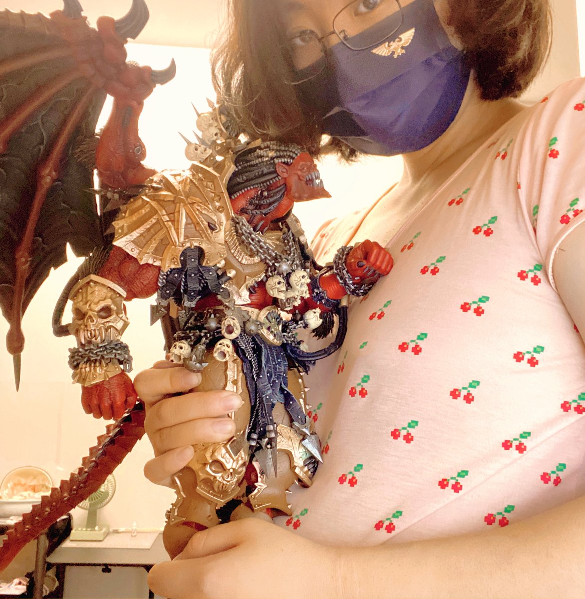 Such a big boy. Holding him as a baby...I mean he is as heavy as a baby or a cat...