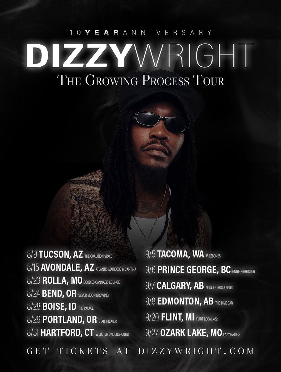 DizzyWright's tweet photo. CATCH ME ON STAGE !!!!! 10 YEAR ANNIVERSARY !!!!

Aye and quick question- What cities should we add to the Soul Searching Tour ? We start at the end of the year. 

Shows, After parties, Features, Music videos, Chess and basketball games being booked at Dizzybooking@gmail.com 🏁 https://t.co/lKfTn2w0pD