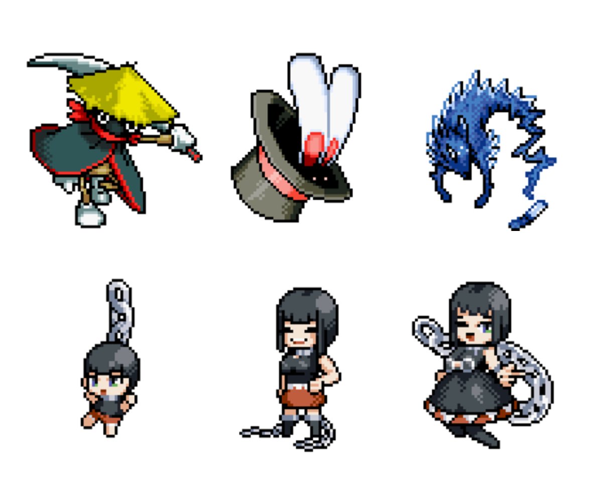 guys I need help ;-; our Kickstarter is launching relatively soon and I still have no idea who to make your first partner 😭😭

who out of the top 3 is the best candidate? or any other fun options??

#pixelart #ドット絵