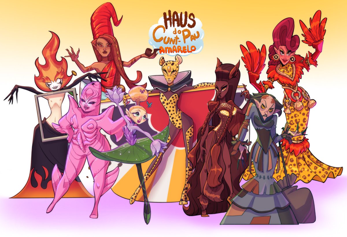 Veio a parte 2 das gatonas do <a href="/DragRaceBr/">Drag Race Brasil</a> como Lendas! Aaaah foi tudo essa categoria! Gostaram?

#ilustração #dragracebr #dragrace #dragqueen #cartoon