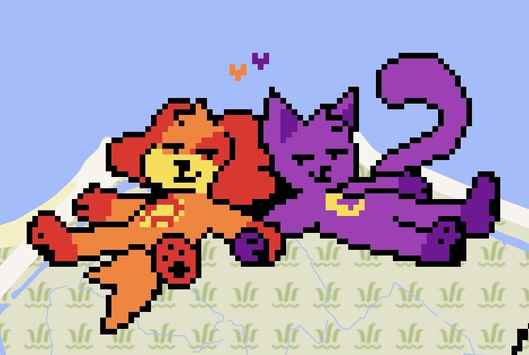 pixel art peak #catnap #dogday #wplace