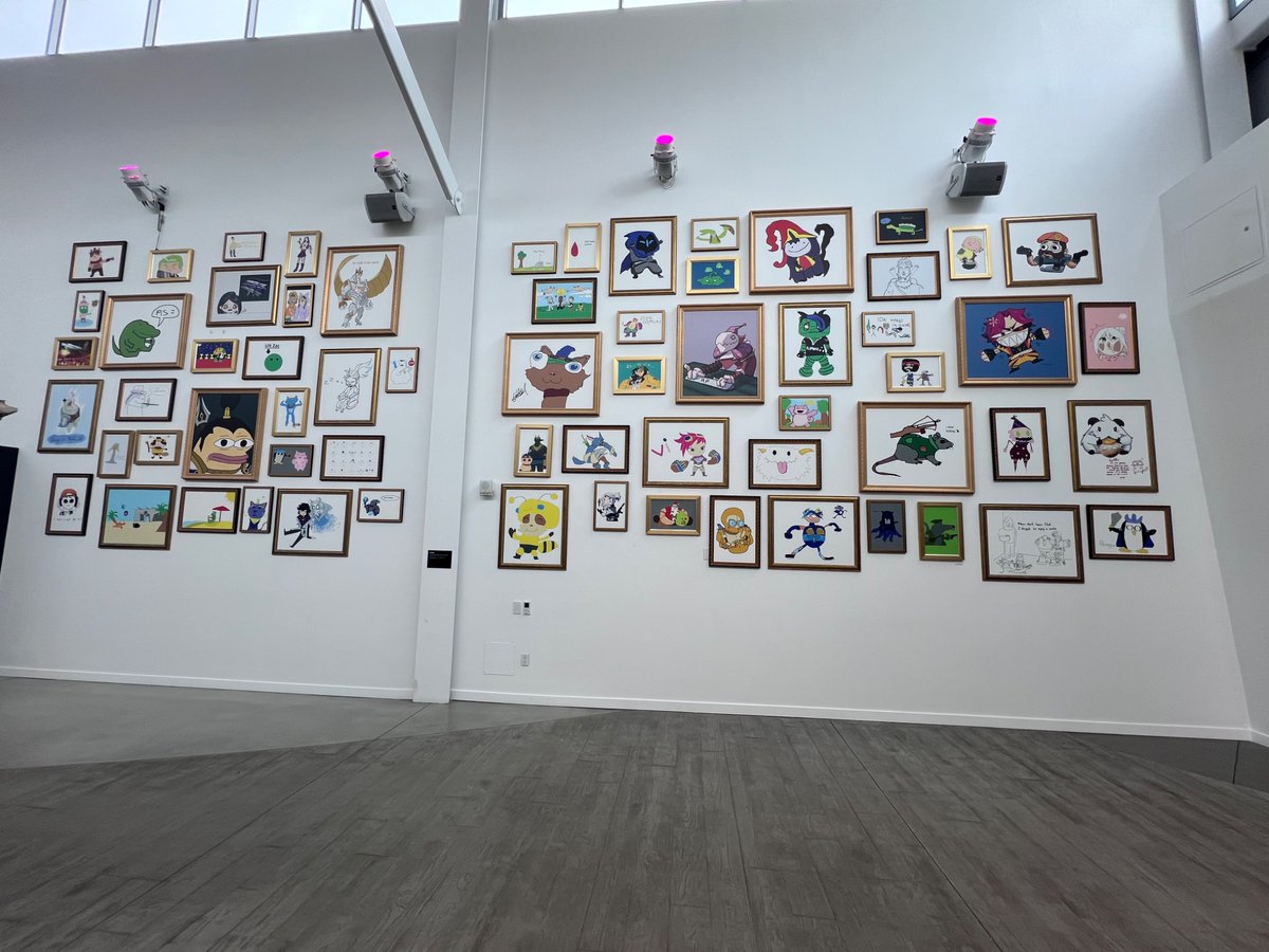 yeah this is the view on the way into the league part of the office (zoomed way out, there’s a LOT of it)