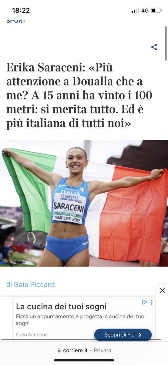 sticoale's tweet photo. @fratotolo2 Ciao. Te lo scrivo pure qui.
Ti ha risposto la Saraceni.
Evidentemente ti intendi poco di sport. https://t.co/7OPwuTWFnR
