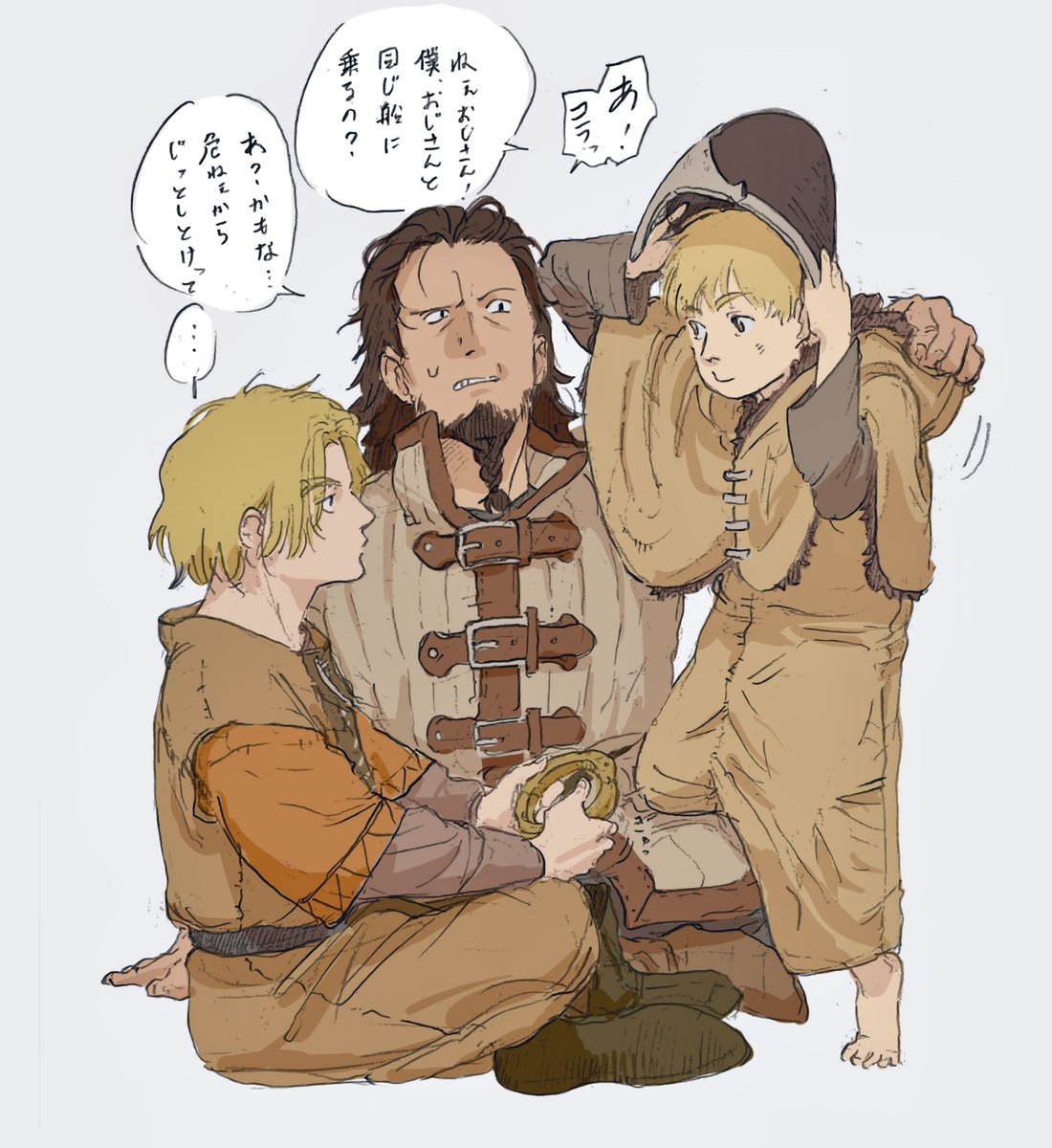 eshino_makiya00's tweet photo. もしかして……剣の持ち方を知らない頃に若返ってる……！？ https://t.co/WmQE2cNm94