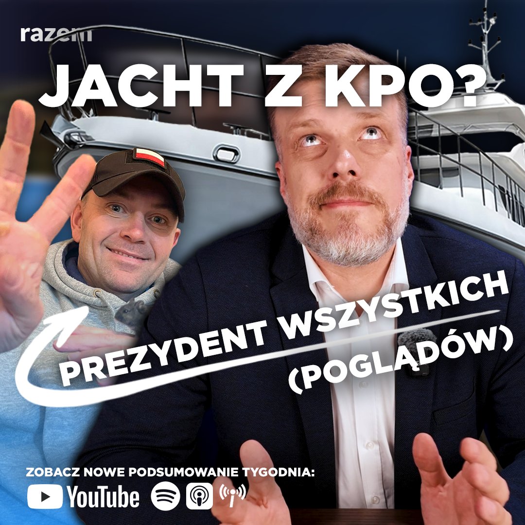 Razem (@partiarazem) on Twitter photo W Podsumowaniu Tygodnia Razem: z <a href="/ZandbergRAZEM/">Adrian Zandberg</a> omówimy zaprzysiężenie Nawrockiego, aferę KPO, która wstrząsnęła opinią publiczną i możliwe, że pogrąży rząd Donalda Tuska. <a href="/owca_aleksandra/">Aleksandra Owca</a> opowie Wam, jak polityk PiS pomagał uzyskać dotacje z KPO na jacht. Link w komentarzu! W Podsumowaniu Tygodnia Razem: z <a href="/ZandbergRAZEM/">Adrian Zandberg</a> omówimy zaprzysiężenie Nawrockiego, aferę KPO, która wstrząsnęła opinią publiczną i możliwe, że pogrąży rząd Donalda Tuska. <a href="/owca_aleksandra/">Aleksandra Owca</a> opowie Wam, jak polityk PiS pomagał uzyskać dotacje z KPO na jacht. Link w komentarzu!
