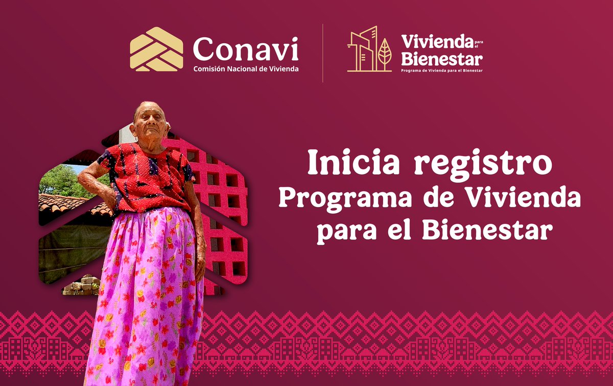 Inician el registro para el programa de #ViviendaParaElBienestar
La #Conavi, <a href="/bienestarmx/">Bienestar</a>  y la <a href="/SEDATU_mx/">SEDATU México</a>,  inician registro para el Programa de Vivienda para el Bienestar, instalando 58 módulos en 51 municipios de 20 estados en esta primera etapa.
gob.mx/conavi/articul…
