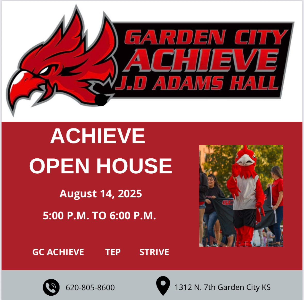 GcAchieve's tweet photo. Come by GC Achieve Thursday 5:00 to 6:00. Also automotive meet and greet for Achieve auto students. #RiseUp https://t.co/9AJUHO48l9