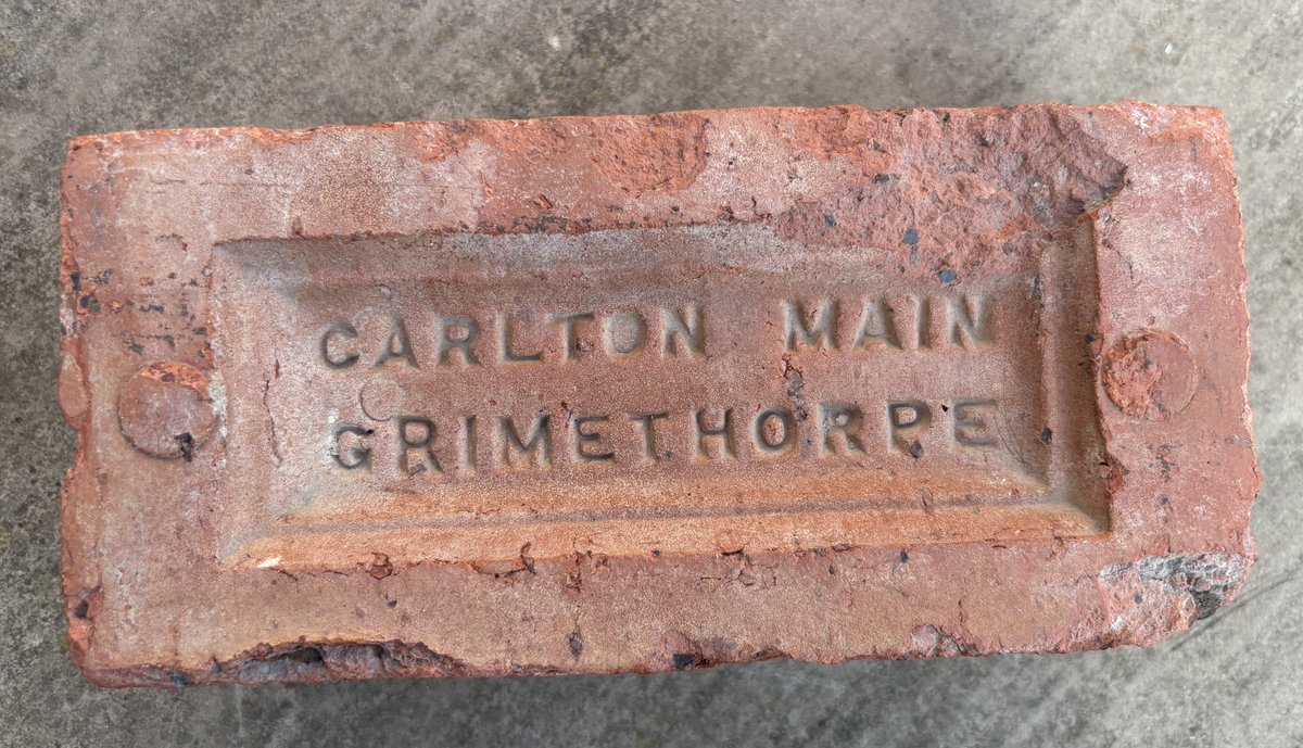 I usually only collect bricks from the North East, but I've made an exception for this one, because it's such an evocative name. You can almost hear the brass band! <a href="/coal_legacies/">Mining Landscapes</a>