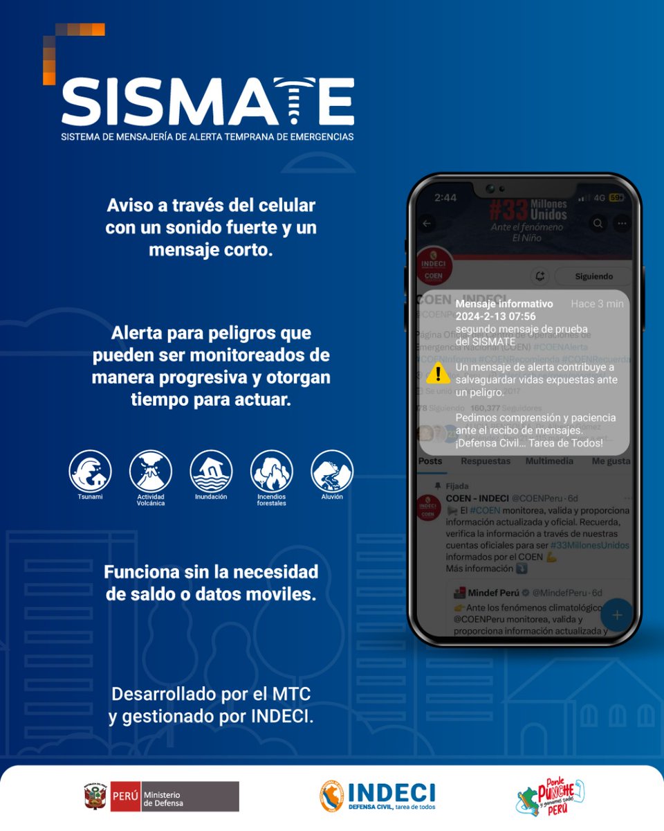 indeciperu's tweet photo. 👉🏼 Conoce la diferencia entre el Sistema de Alerta Sísmica Peruano - SASPe y el Sistema de Mensajería de Alerta Temprana de Emergencia - SISMATE.

#SASPe
#SISMATE https://t.co/80wdHtCUrt