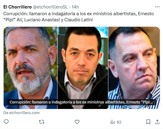 Es un drama lo del diputado <a href="/ernestonaderali/">Pipi Ali</a> al estar todo el día operando en medios rentados con denuncias falsa o declarando pencadas, no le alcanza el tiempo para devolver la plata que recibió y no usó, de las refacciones en dependencias policiales y cuartel de bomberos de La