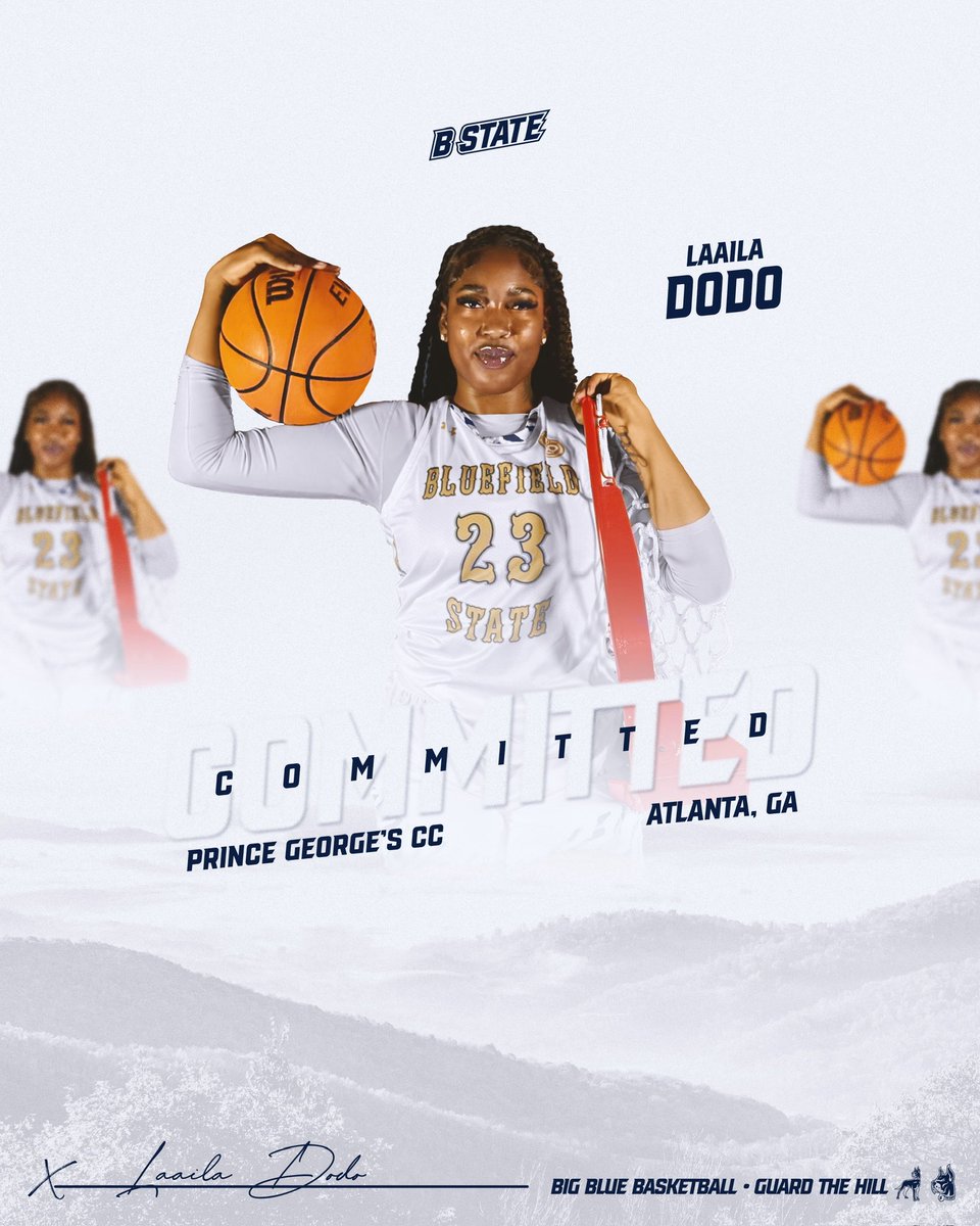PGCC_WBB's tweet image. #️⃣2️⃣3️⃣ takes her talents to West VA!

Congratulations to Laaila Dodo on her commitment to Bluefield State University in the historic CIAA! Laaila’s energy and spirit were invaluable for our Ohana this past season! #OhanaForever #jucoproduct #anotheroneleavesthenest