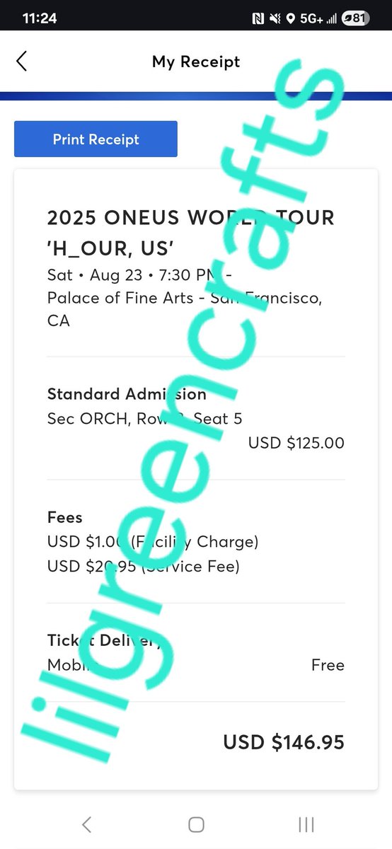 GreensteinSarah's tweet photo. Does anyone need a second row ticket to see Oneus in San Francisco? Row B seat 5, selling for what I paid, $150. Experienced ticket buyer/seller, willing to do proofs and video transfer https://t.co/jTkuy0l1FF