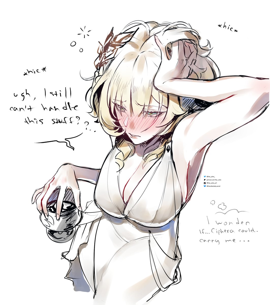me: *sobs* NOT THE DOOMED LESBIANS AGAIN COME ON I STILL HAVEN'T RECOVERED FROM CIPHLAEA 

also me: uhaha cute Agy I go draw
#ciphlaea #Aglaea #HonkaiStarRail