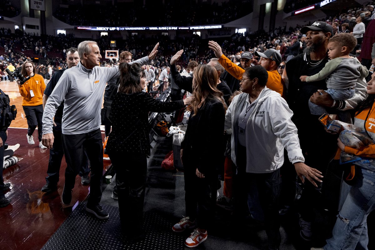 Alex Schwartz (@alexjschwartz) on Twitter photo .<a href="/Vol_Hoops/">Tennessee Basketball</a> is 11-10 in AP top-25 matchups under Rick Barnes. The Volunteers were 4-7 in such contests before his arrival.
Barnes has as many ๐ฐ๐ข๐ง๐ฌ in AP top-10 showdowns at Tennessee as the program had ๐ ๐๐ฆ๐๐ฌ (11) prior to his hire. .<a href="/Vol_Hoops/">Tennessee Basketball</a> is 11-10 in AP top-25 matchups under Rick Barnes. The Volunteers were 4-7 in such contests before his arrival.
Barnes has as many ๐ฐ๐ข๐ง๐ฌ in AP top-10 showdowns at Tennessee as the program had ๐ ๐๐ฆ๐๐ฌ (11) prior to his hire.
