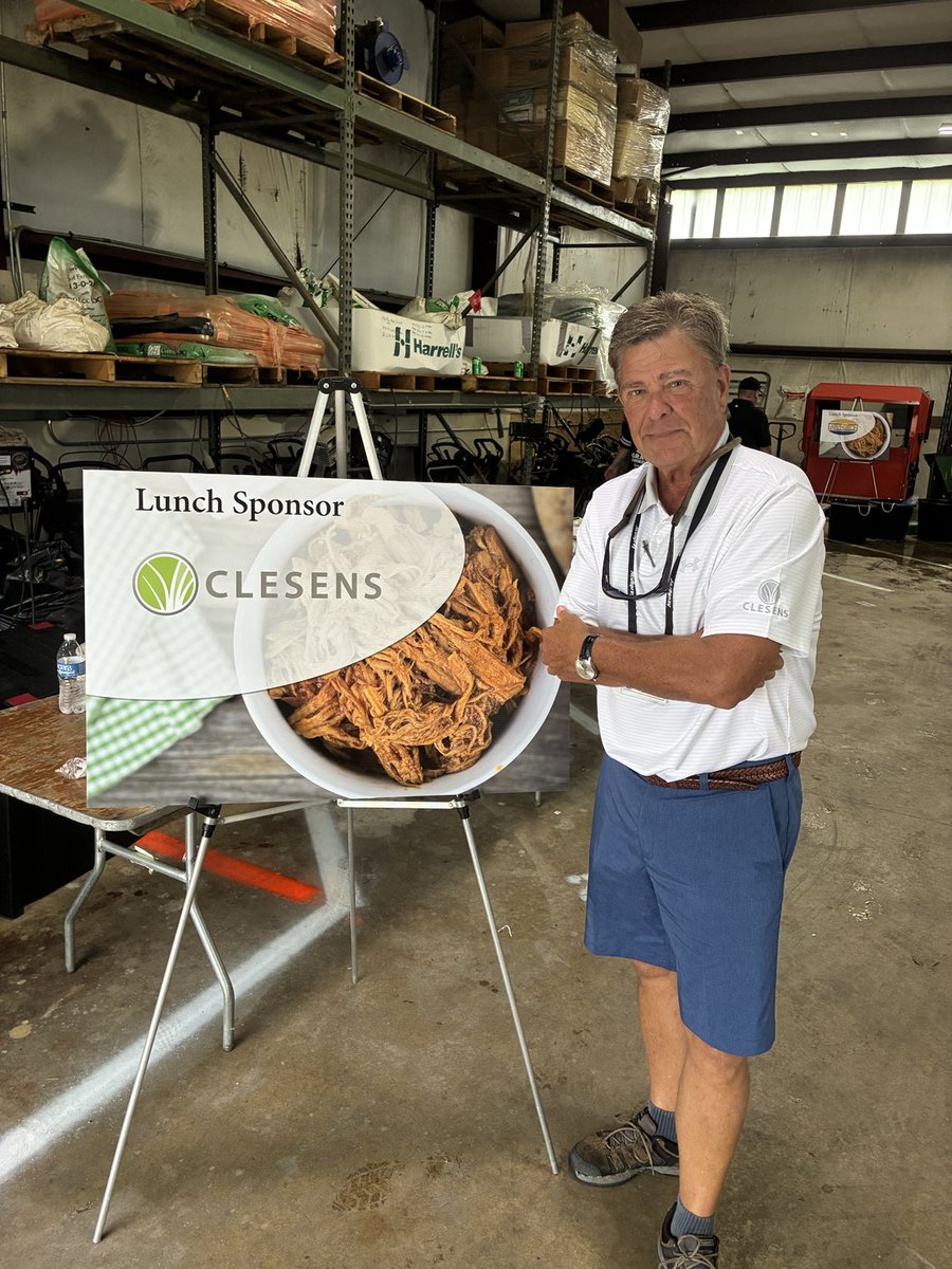 Clesen’s lunch sponsor at MI Summer Field Day. ⁦<a href="/Clesens_/">Clesens_</a>⁩