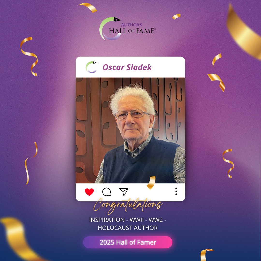 Sept 6 — Celebrate Oscar Sladek, 2025 Authors Hall of Fame Inductee! His powerful storytelling captures history’s heart, preserving it for generations to come.

ColoradoAuthorsHallofFame.org
#OscarSladek #AuthorsHallOfFame #HistoricalAuthor #LiteraryLegacy