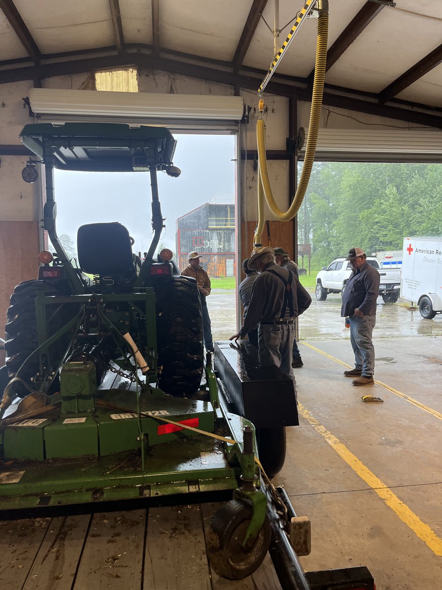 Yesterday, our team hosted farmers and fire and rescue in Marlboro County for an agricultural safety day. During the day, we discussed grain safety, safe load/load securement, and tractor safety.