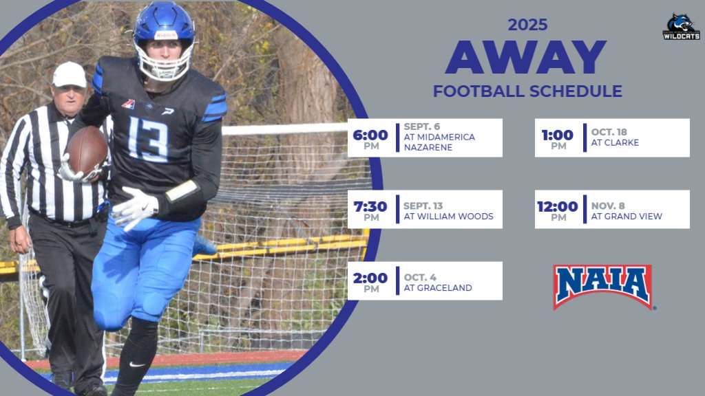 C-SC Wildcats (@cscwildcats) on Twitter photo 🏈 The 2025 <a href="/CSCwildcatsFB/">Culver Football</a> Schedule has been finalized. Eleven exciting Saturday's of Wildcat Football against the best the NAIA has to offer. <a href="/CSC1853/">Culver-Stockton</a> <a href="/CSCAlumni/">C-SC Alumni</a> #GoWild 🏈 The 2025 <a href="/CSCwildcatsFB/">Culver Football</a> Schedule has been finalized. Eleven exciting Saturday's of Wildcat Football against the best the NAIA has to offer. <a href="/CSC1853/">Culver-Stockton</a> <a href="/CSCAlumni/">C-SC Alumni</a> #GoWild