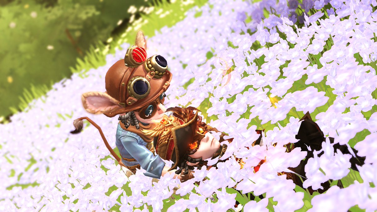 Alcilec's tweet photo. A rat and a chicken laying on a flower field🪻🪻🪻 https://t.co/EKdS39rDpl