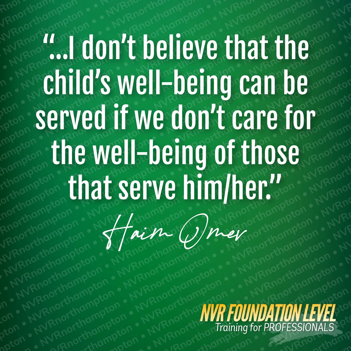 💬 “We’ve tried everything &amp; nothing works.”

If you’ve heard this from the parents/ carers you support - this post is for you.

When families are stuck in cycles of aggression, self-harm, or withdrawal, NVR can help.

Starts 2 Sept - 
bit.ly/NVR-FdnL1

#NVRtraining