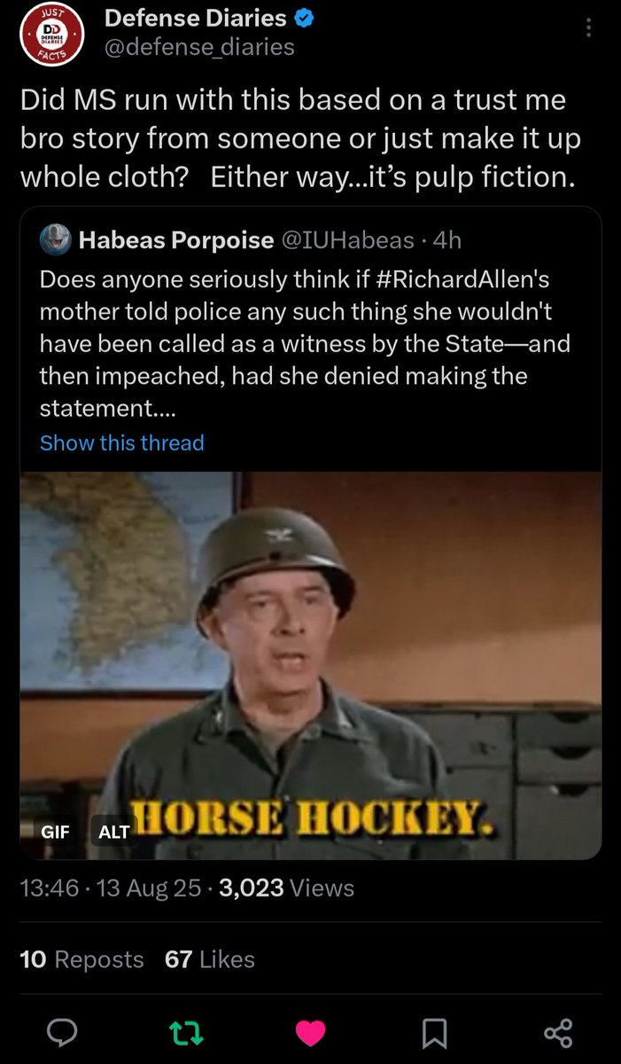 Docs_Delphi's tweet image. Four people so far who attended the #Delphi trial and say that Murder Sheet&apos;s comments about threats #RichardAllen made to Nick McLeland and Judge Gull did not happen. 

Please add to this if you see anyone else debunking this nonsense. 

#FreeRickAllen